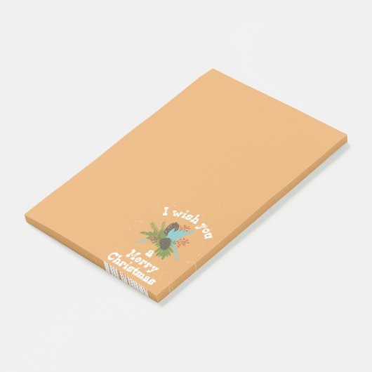 Merry Kerstfeestay Decor Post-it® Notes (Schuin)