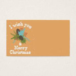 Merry Kerstfeestay Decor Visitekaartjes