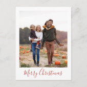 Merry kerstfeestay Green Red Country Pset Feestdagenkaart (Voorkant)