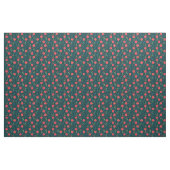 Merry Kerstfeestay Poinsettia Holly Pattern Stof (Yard (91,4 cm))
