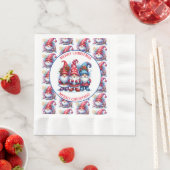 Merry Kerstfeestdagen Gnomes Servet (Insitu)