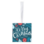 Merry KerstFloral Decoratie (Rechts)