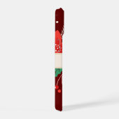 Merry KerstFloral iPhone 15 Case (Rechterkant)