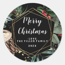 Merry KerstFloral Lijst