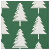 Merry KerstForest Woodland Pattern Stof (Close Up)