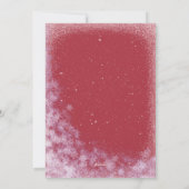 Merry kerstfoto, aangepast aan Red Modern Feestdagenkaart (Achterkant)