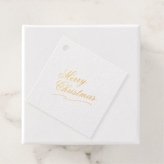 Merry kerstfoto bedankjes labels (Met doos)