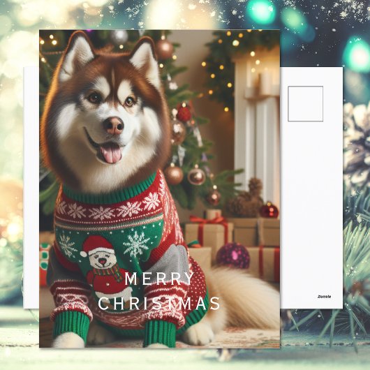 Merry kerstfoto feestdagenkaart