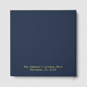 Merry kerstfoto gastenboek (Achterkant)