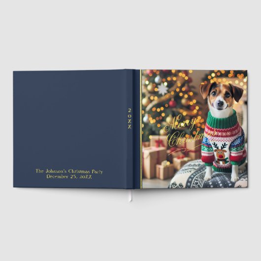 Merry kerstfoto gastenboek (Volledig)