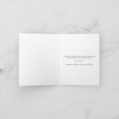 Merry kerstfoto Green Feestdagen Kaart (Binnen)