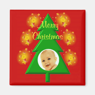 Merry kerstfoto Lijst Magnet