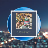 Merry kerstfoto servet