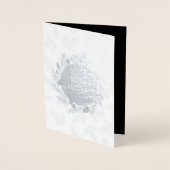 Merry kerstfoto Wreath Folie Kaarten (Voorkant)