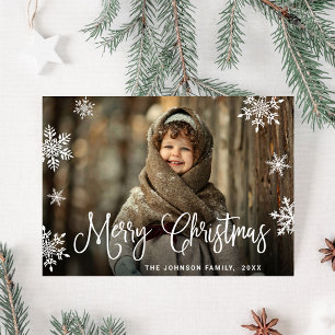 Merry-kerstfotoholiday Magnetic Card