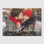 Merry-kerstfotoholiday Magnetic Card (Voorkant)