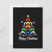 Merry kerstgame Controller Tree Kind Adult Lig Kaart (Voorkant)