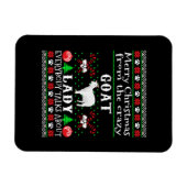 Merry Kerstgeit Lady Ugly Gift Magneet (Horizontaal)
