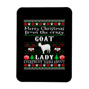 Merry Kerstgeit Lady Ugly Gift Magneet
