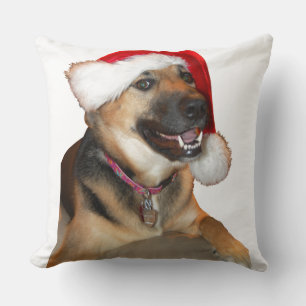 Merry KerstGerman Shepherd Kussen