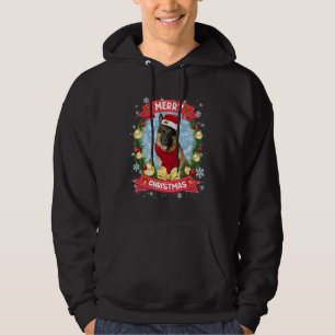 Merry KerstGerman Shepherd Santa Funny Xmas P Hoodie