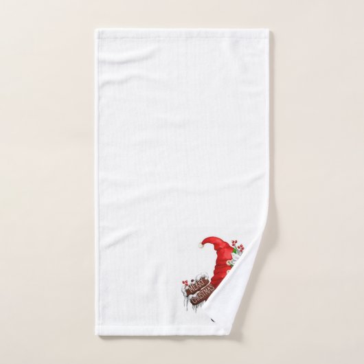 Merry Kerstgnomen Bad Handdoek (Handdoek)