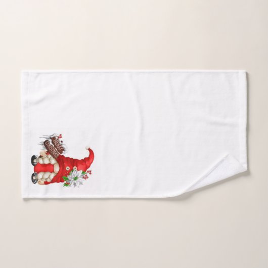 Merry Kerstgnomen Bad Handdoek (Handdoek)