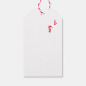 Merry kerstgnomen cadeaulabel (Achterkant)