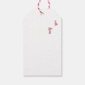 Merry kerstgnomen cadeaulabel (Achterkant)