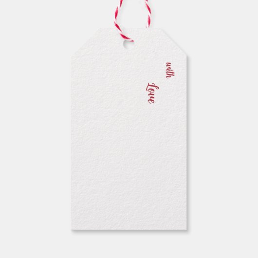 Merry kerstgnomen cadeaulabel (Achterkant)