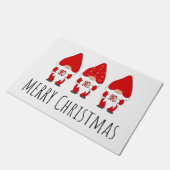 Merry Kerstgnomen Deurmat (Schuin)