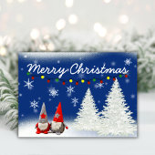 Merry Kerstgnomen Feestdagenkaart