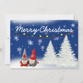 Merry Kerstgnomen Feestdagenkaart (Voorkant)