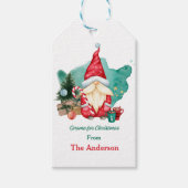 Merry Kerstgnomen, gepersonaliseerd Cadeaulabel (Voorkant)