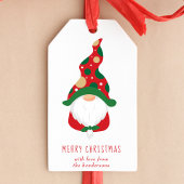 Merry Kerstgnomen, gepersonaliseerd Cadeaulabel