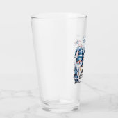 Merry Kerstgnomen Glas (Rechts)