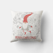 Merry Kerstgnomen Kussen (Achterkant)