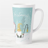 Merry Kerstgnomen Latte Mok (Rechts)