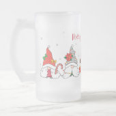 Merry Kerstgnomen Matglas Bierpul (Links)