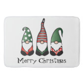 Merry Kerstgnomen Red Green Badmat (Voorkant)