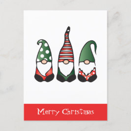 Merry Kerstgnomen Red Green Briefkaart