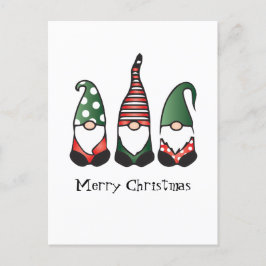 Merry Kerstgnomen Red Green Briefkaart