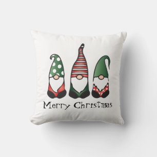 Merry Kerstgnomen Red Green Kussen