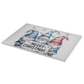 Merry Kerstgnomen Snijplank (Hoek)