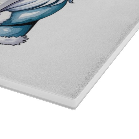 Merry Kerstgnomen Snijplank (Hoek)