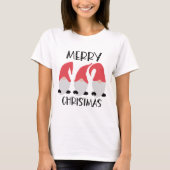 Merry Kerstgnomen T-shirt (Voorkant)
