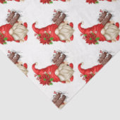 Merry Kerstgnomen Tissuepapier (Detail)
