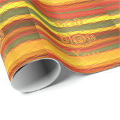 Merry KerstGod zegene Uw Colour Design Cadeaupapier (Rol Hoek)