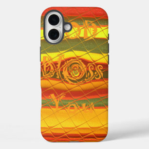 Merry KerstGod zegene Uw Colour Design iPhone 16 Plus Hoesje