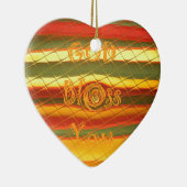 Merry KerstGod zegene Uw Colour Design Keramisch Ornament